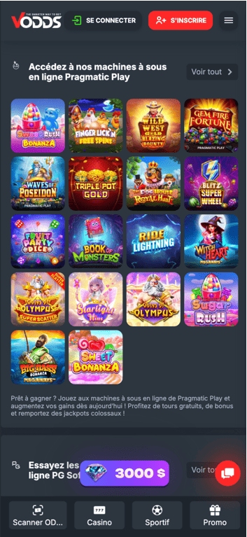 Vodds Casino Download Mobiele App
